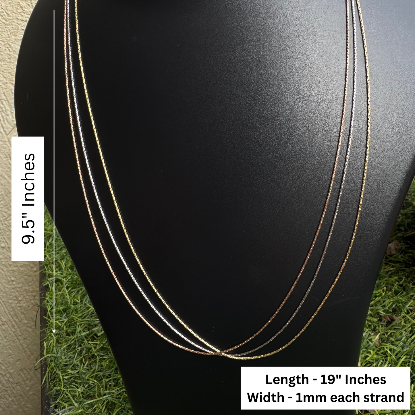 Triple Strand Silver Elegance Chain