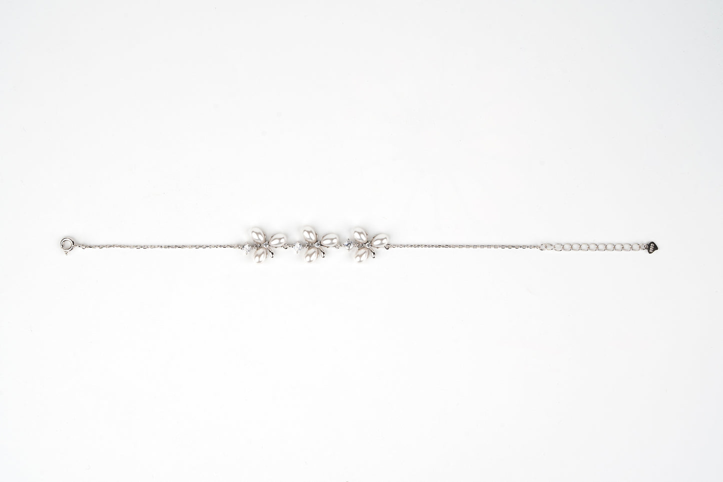 Floral Pearl Bracelet