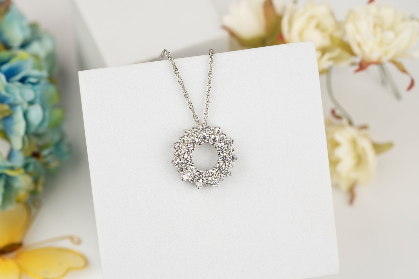 Orb Silver Chain Pendant