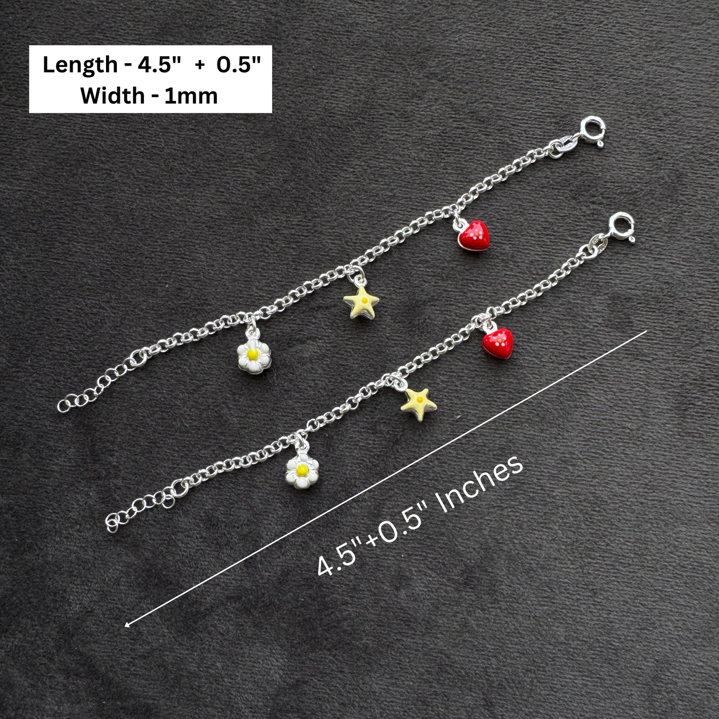 Starry Berry Anklet