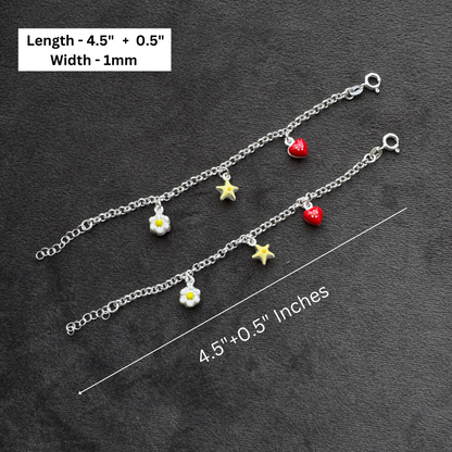 Starry Berry Anklet