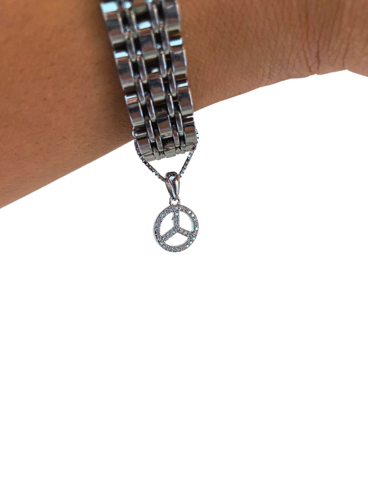 Crystal Watch Charm