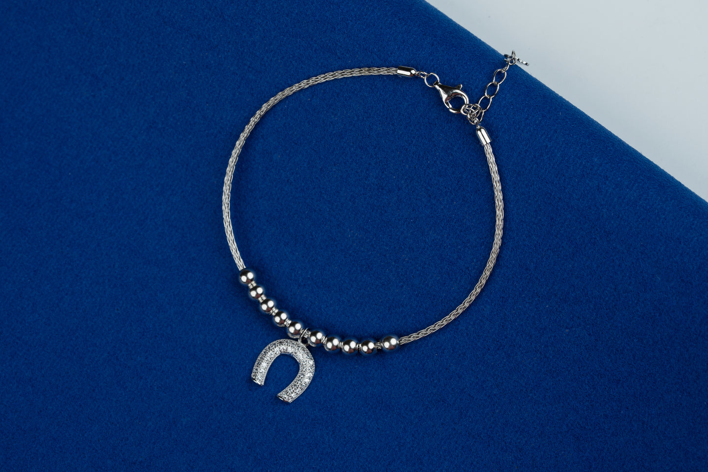 Silver U-Shaped Kada Bracelet