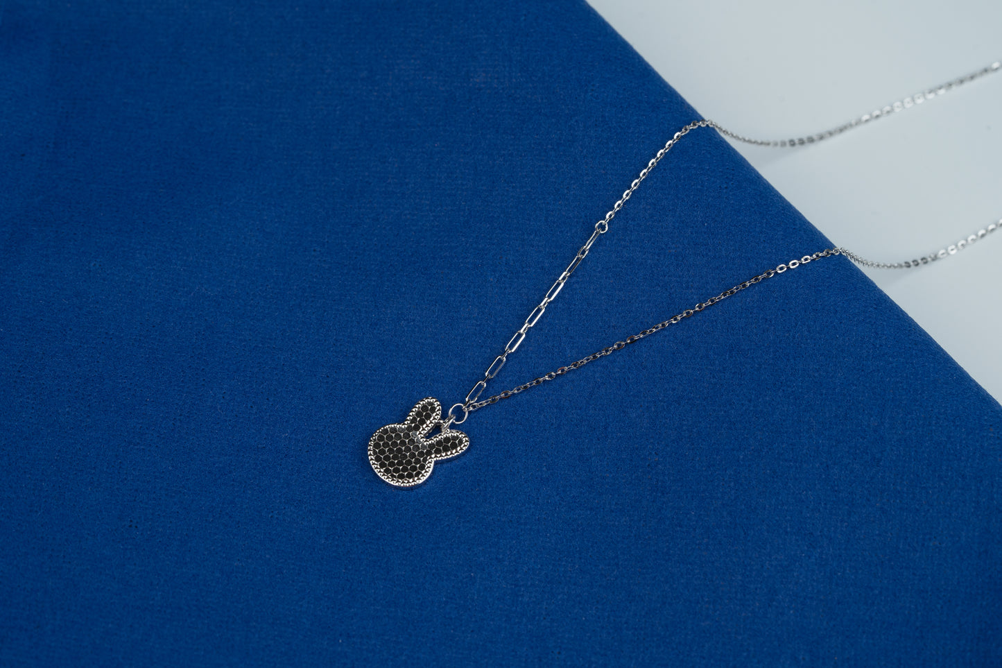 Luminique Sparkling Bunny Chain Pendant