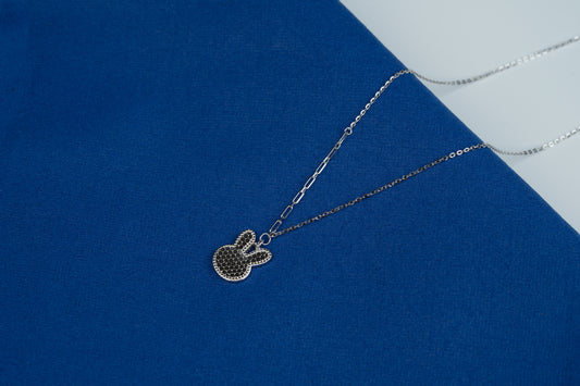 Luminique Sparkling Bunny Chain Pendant