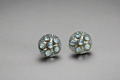 Majestic Halo Moissanite Earrings