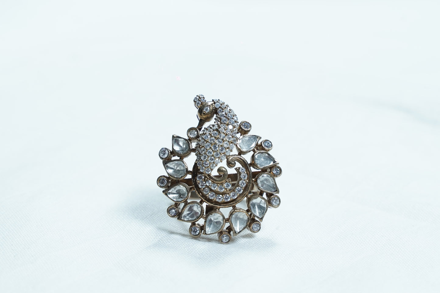 Mayurmani Moissanite Ring