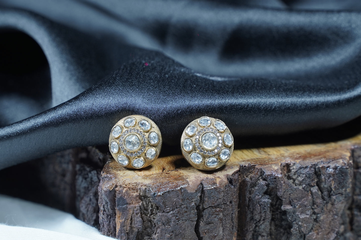 Polki Radiance Round Studs