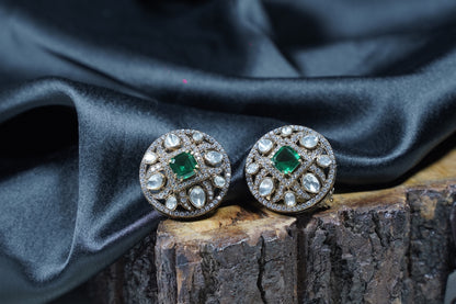 Emerald Harmony Studs