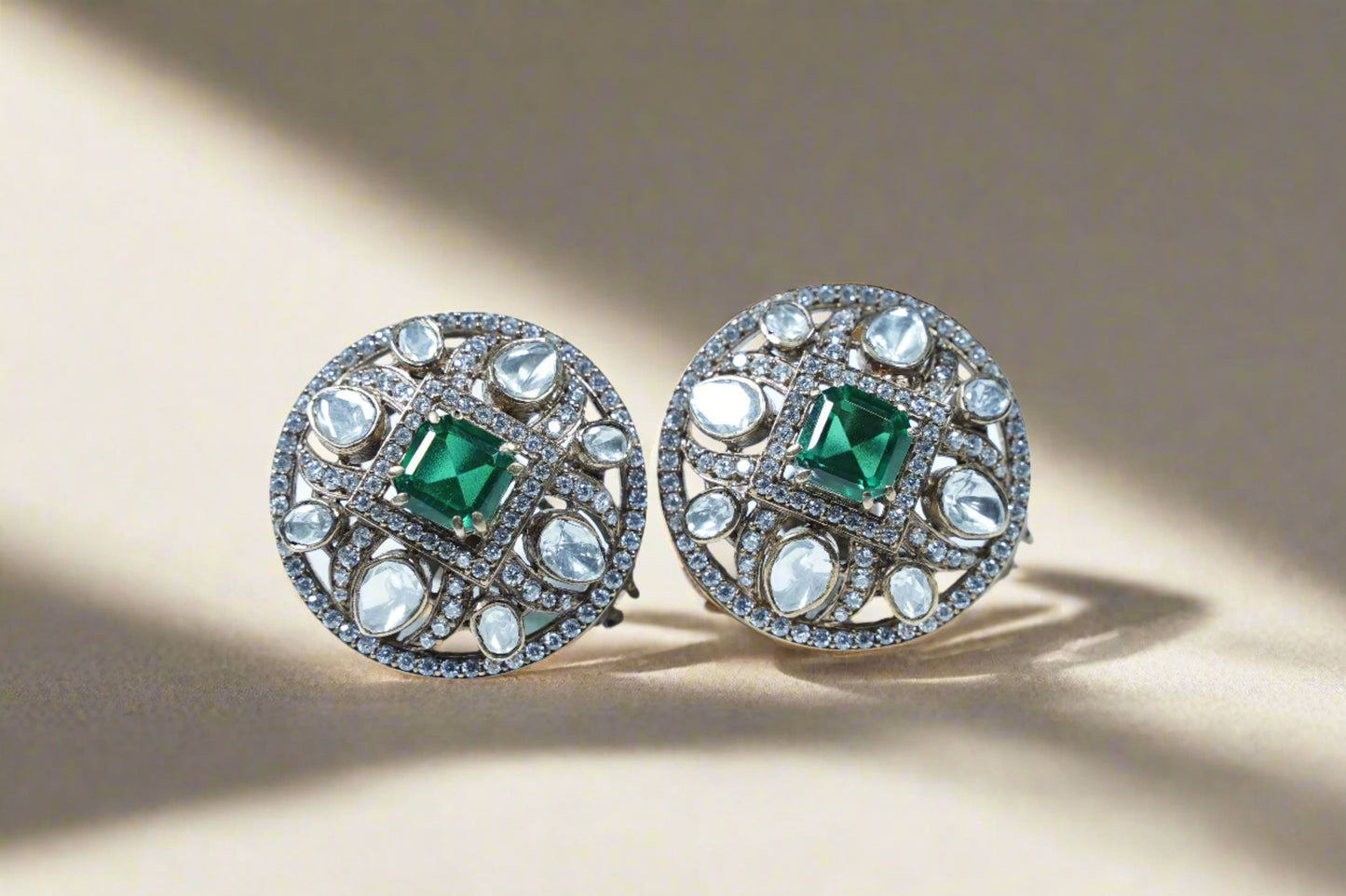 Emerald Harmony Studs