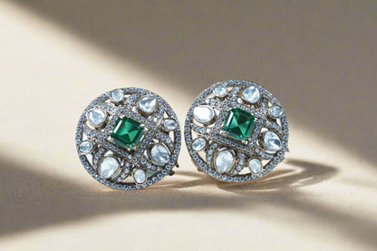 Emerald Harmony Studs