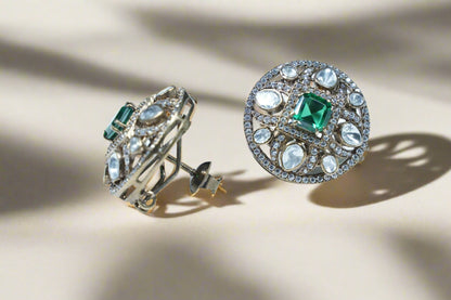 Emerald Harmony Studs