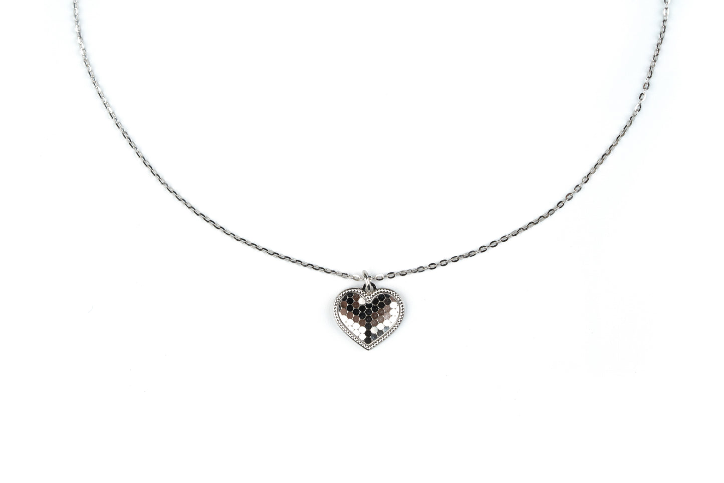 Luminique Sparkling Heart Chain Pendant