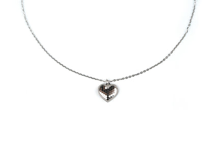 Luminique Sparkling Heart Chain Pendant