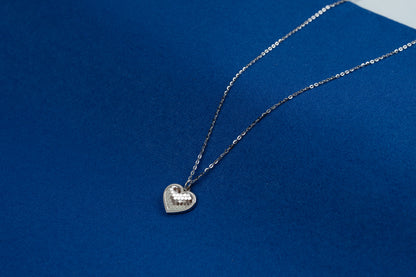 Luminique Sparkling Heart Chain Pendant