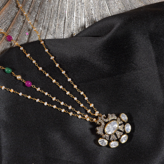 Kanakavalli Pendant with Mala