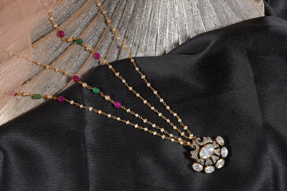 Kanakavalli Pendant with Mala