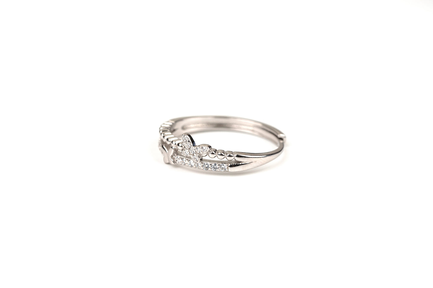 Silver Butterfly Ring