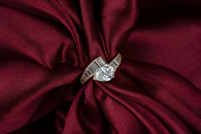 Rose Radiance Solitaire  Ring