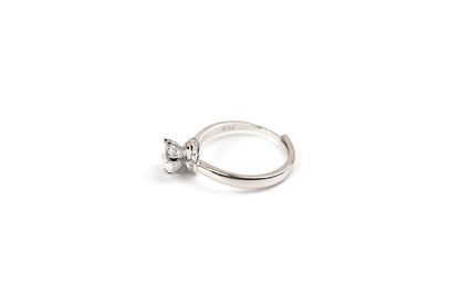 Moonlight Solitaire ring