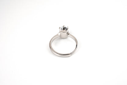 Moonlight Solitaire ring