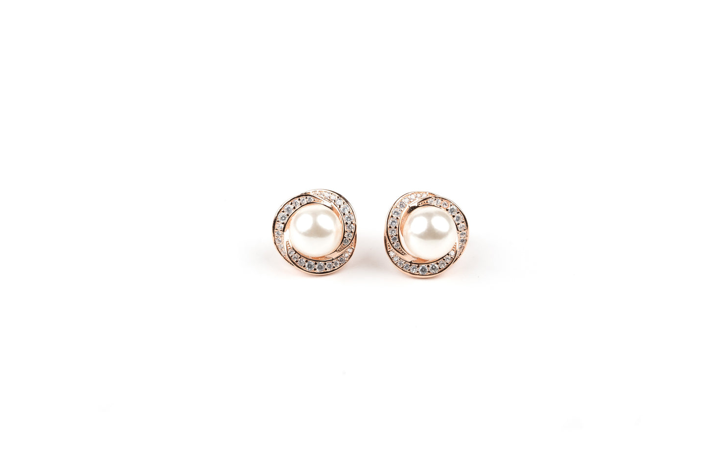 Rose Glow Pearl Studs