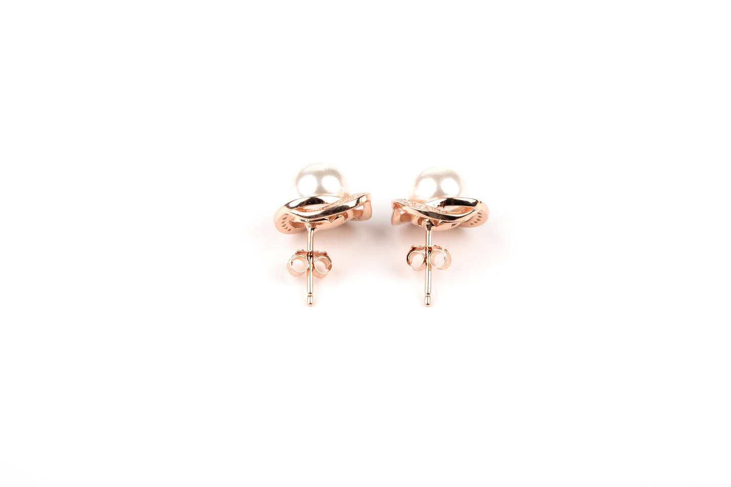 Rose Glow Pearl Studs