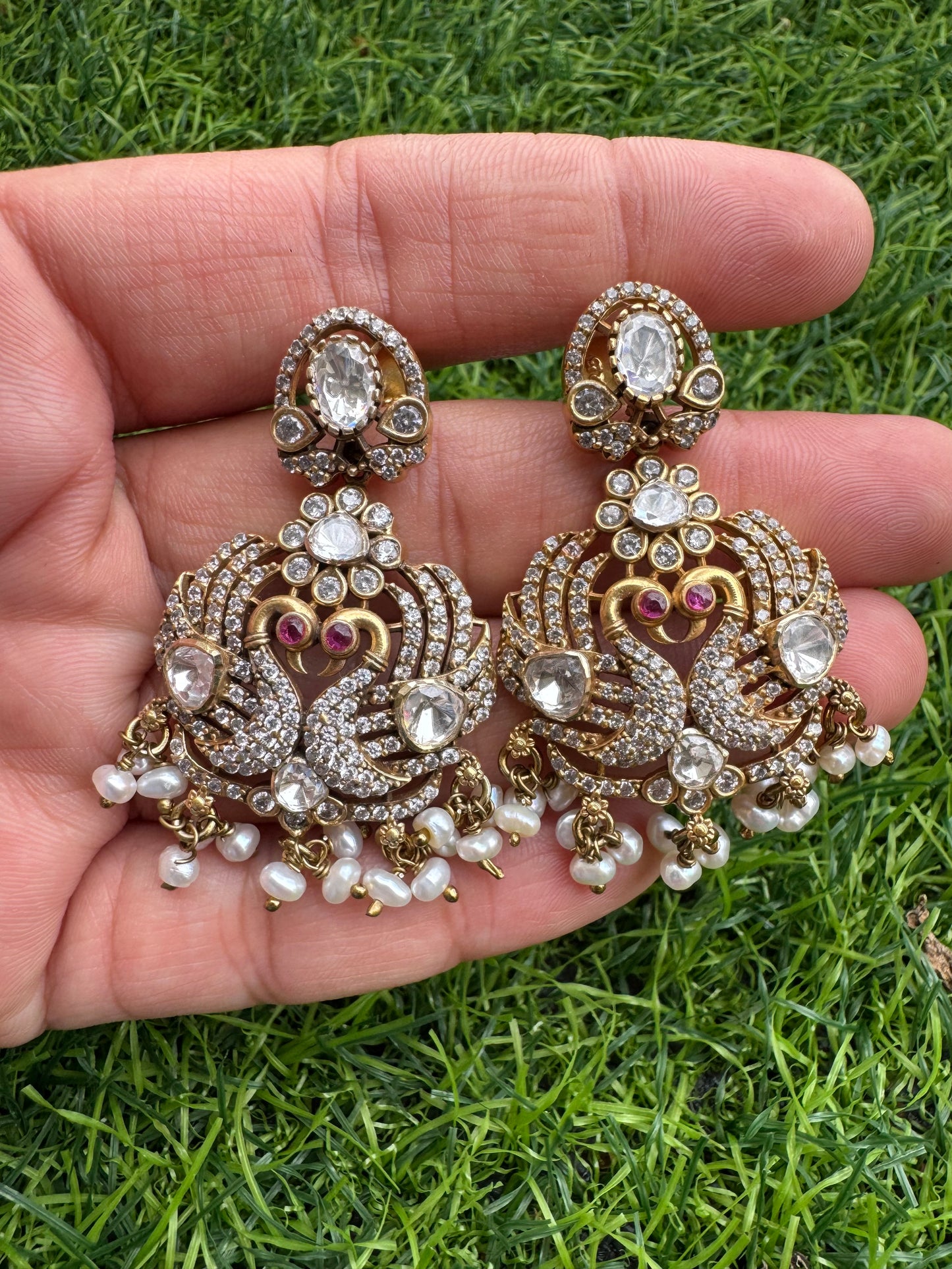 Moissanite Peacock Bliss