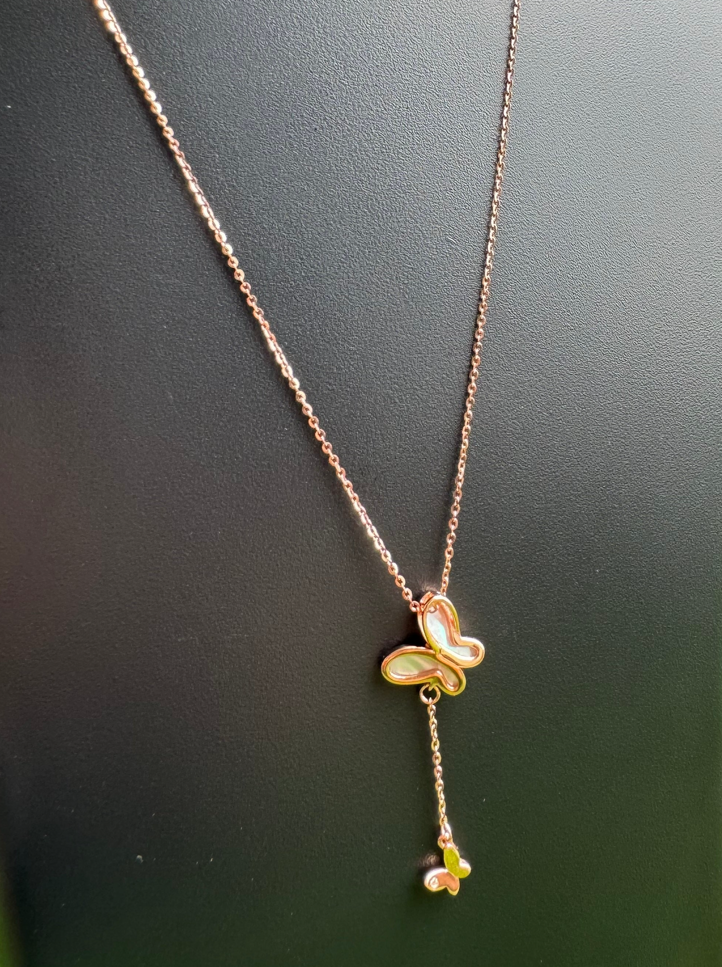 Rose Gold Butterfly Dream Pendant