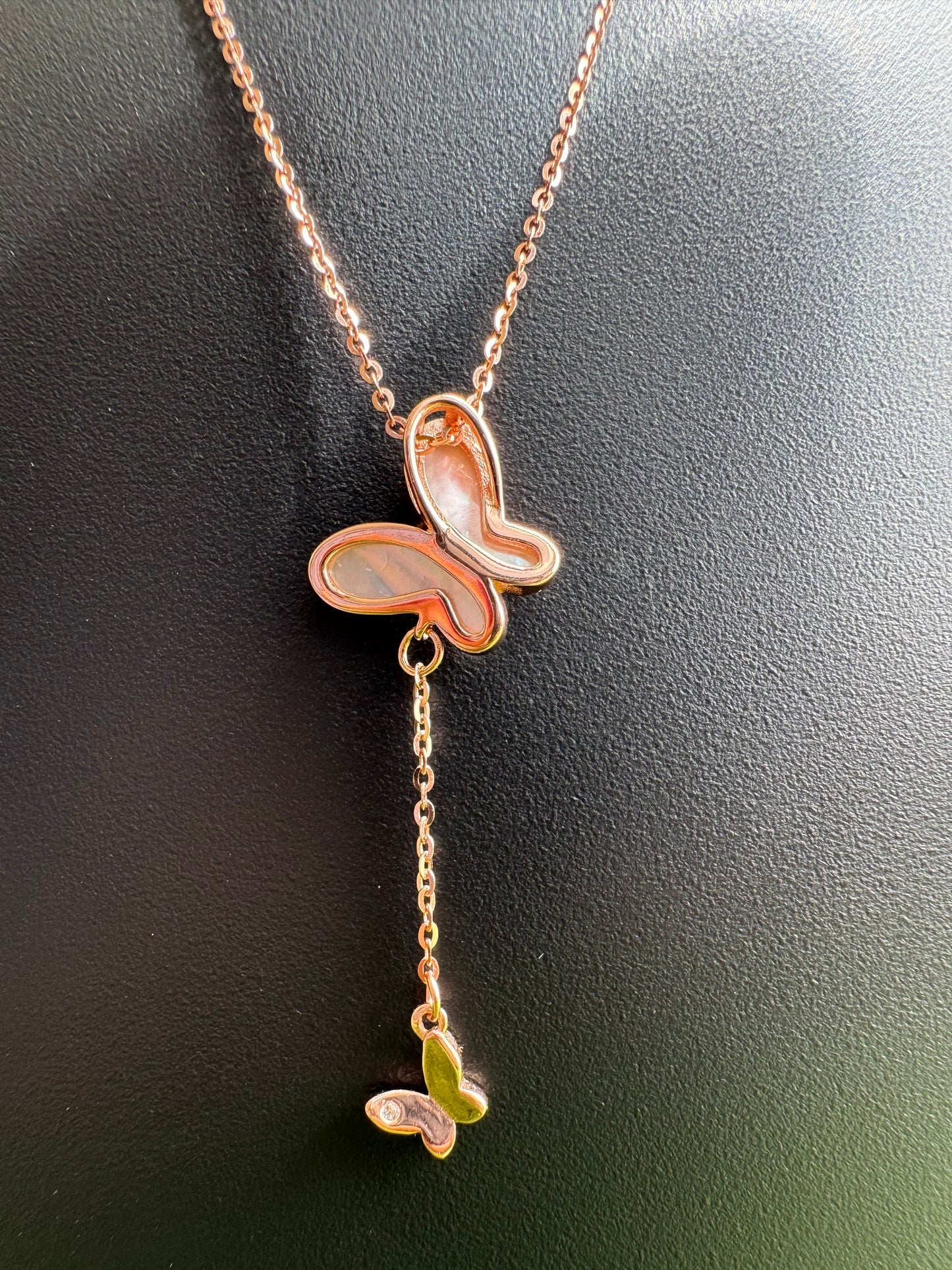 Rose Gold Butterfly Dream Pendant