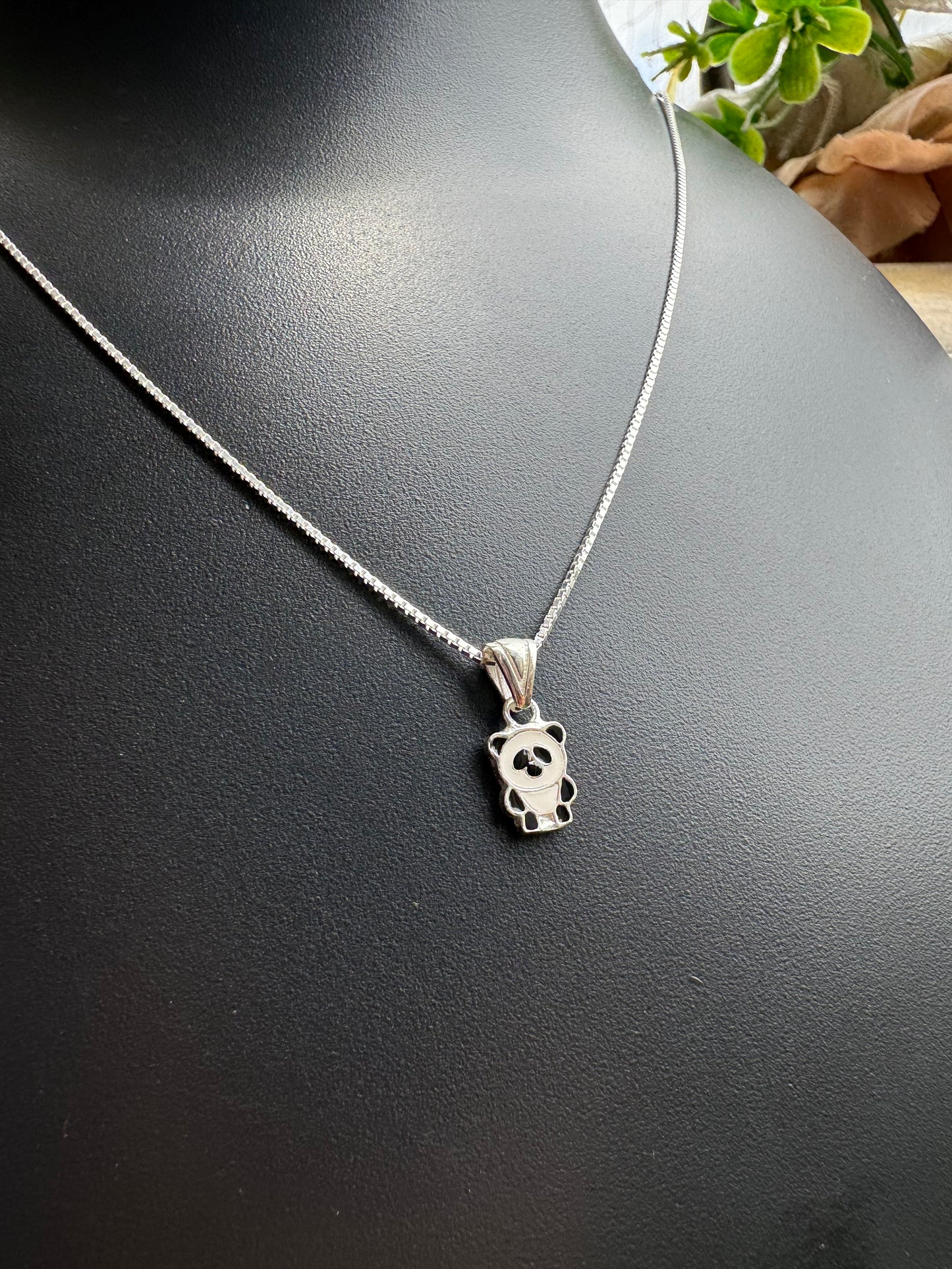 Monochrome Panda Pendant