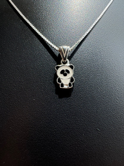 Monochrome Panda Pendant