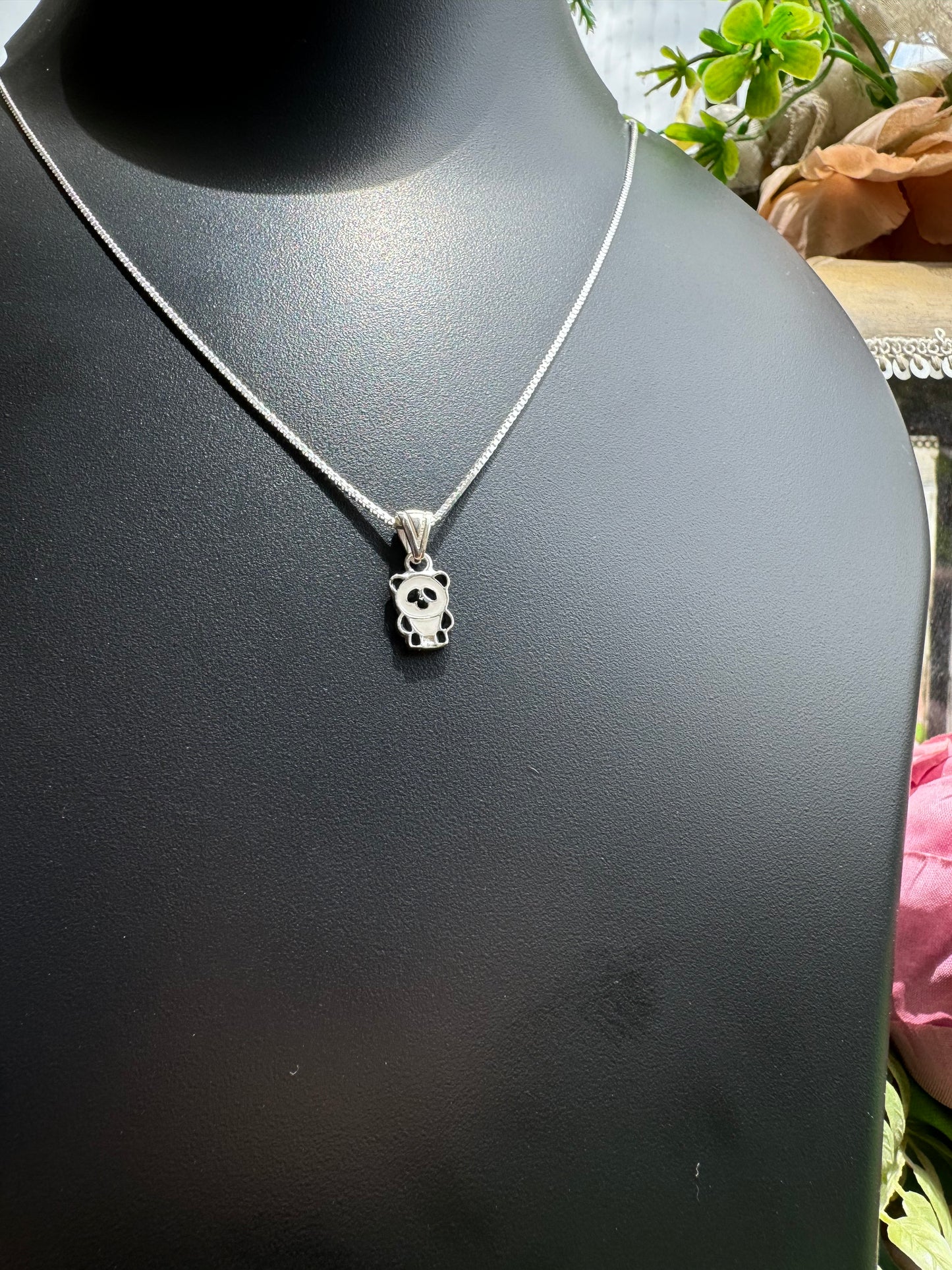 Monochrome Panda Pendant