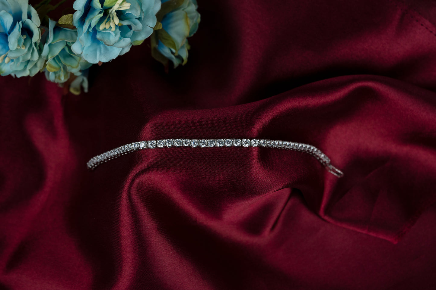 Classic Silver Tennis Bracelet