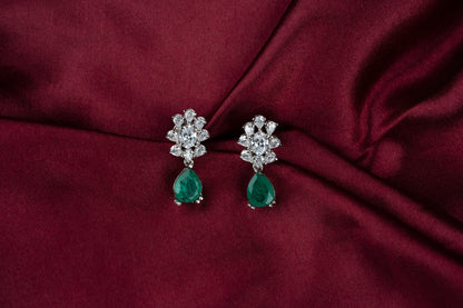 Enchanted Emerald Cascade Earrings