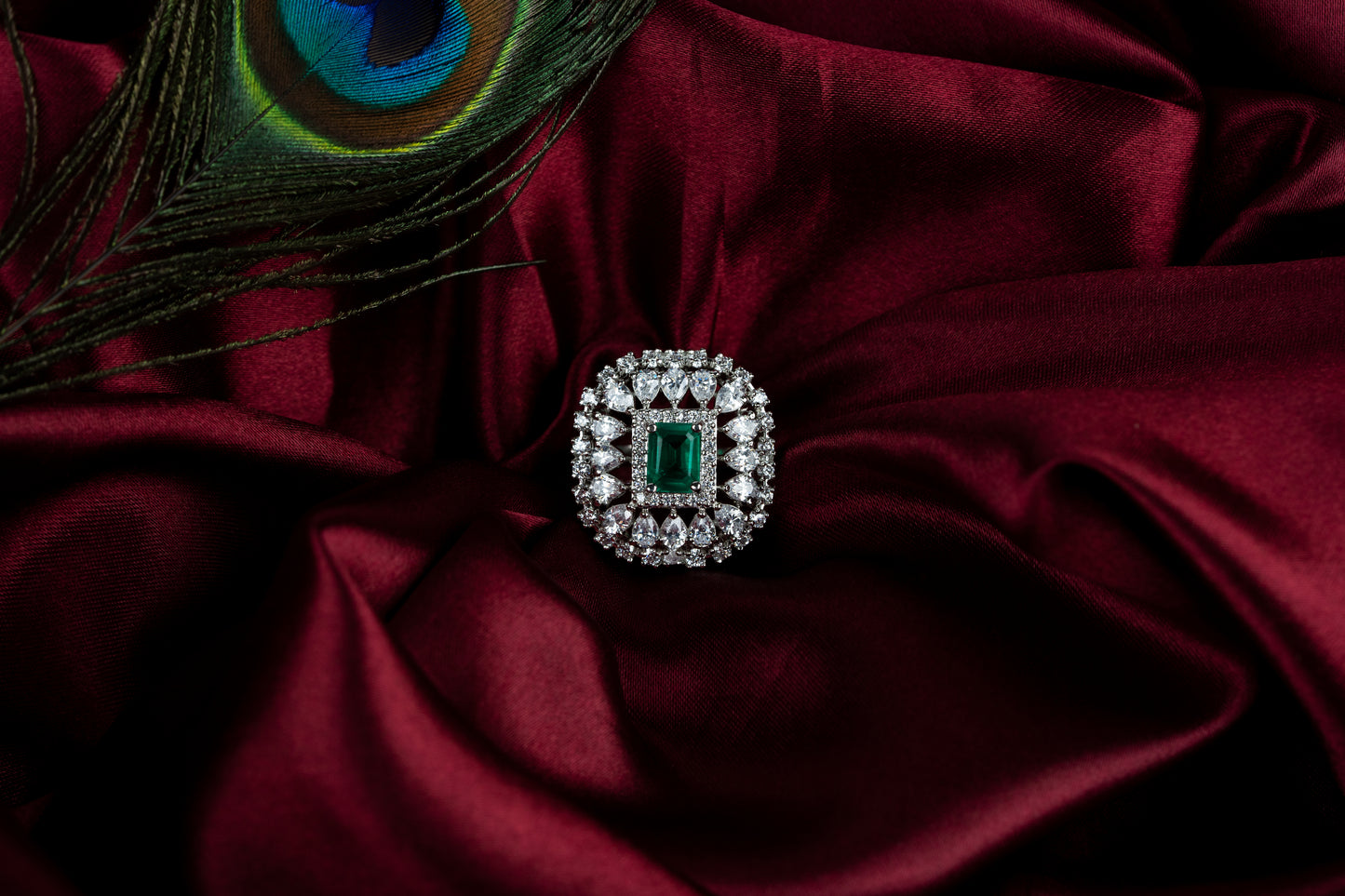 Emerald Statement Ring