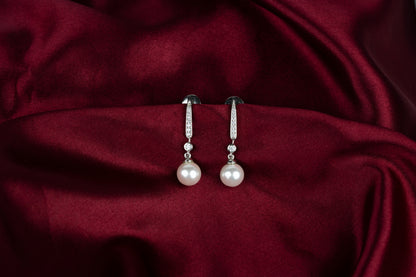 Bohemian Pearl Drop Earrings