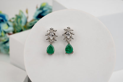 Enchanted Emerald Cascade Earrings