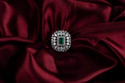 Emerald Statement Ring