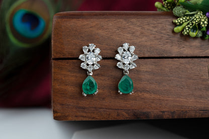 Enchanted Emerald Cascade Earrings