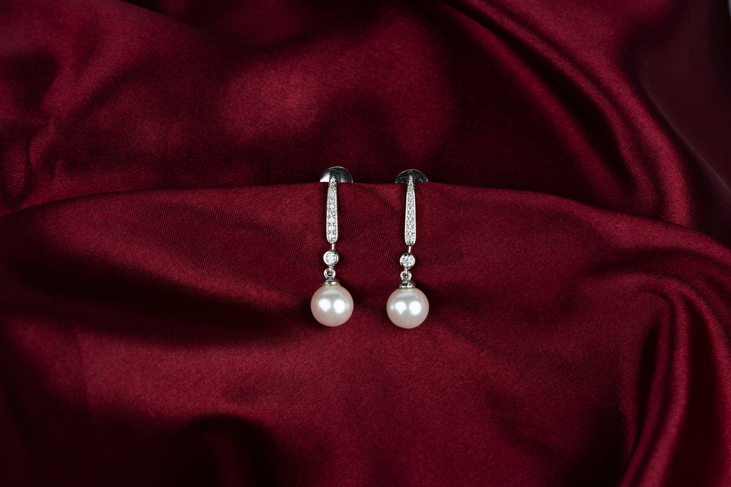 Bohemian Pearl Drop Earrings