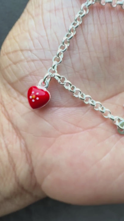 Starry Berry Anklet